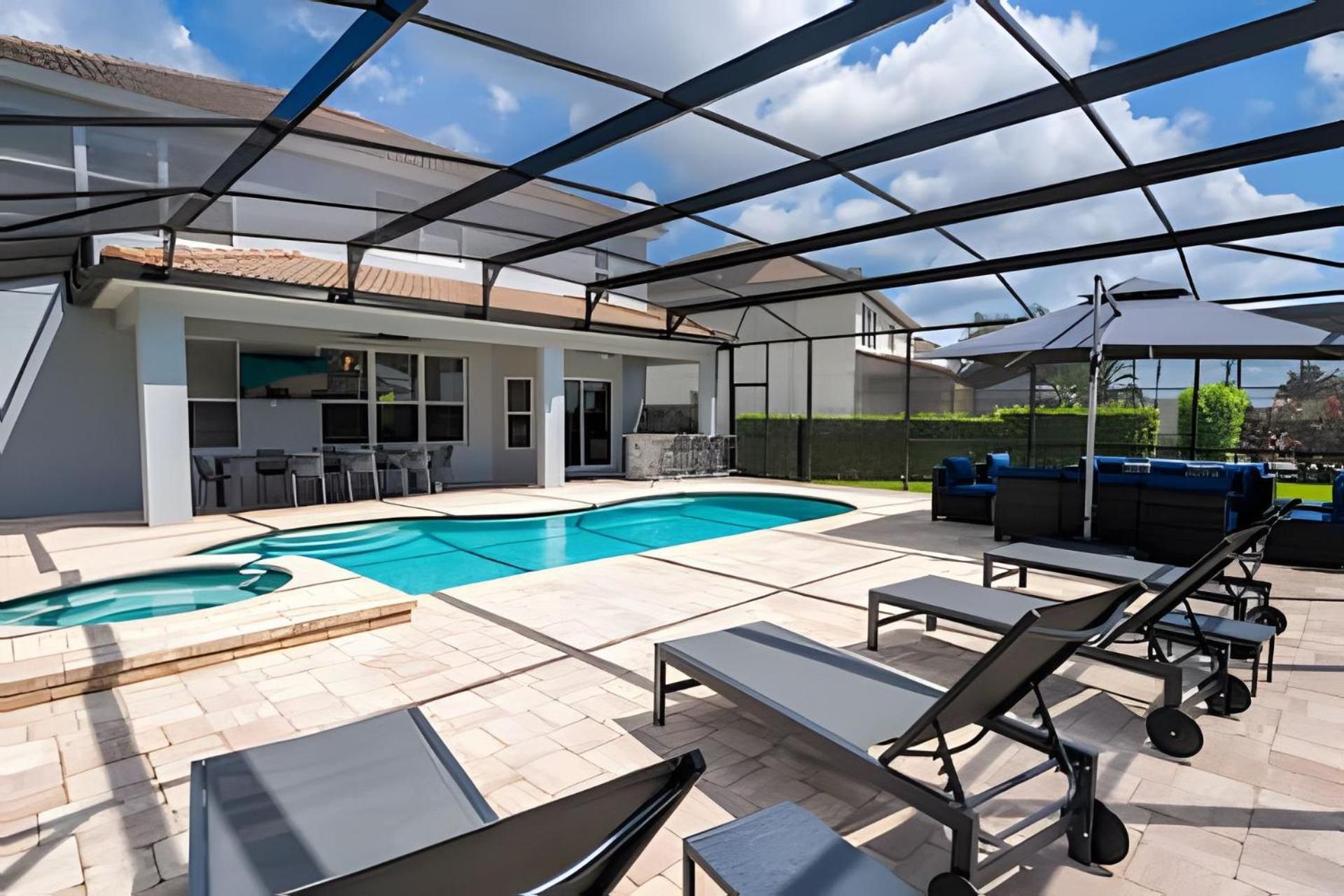 Dnf - 2532 Ab - 6Bd/4Ba Windsor Luxury Villa | Game Room & Pool Orlando Bagian luar foto